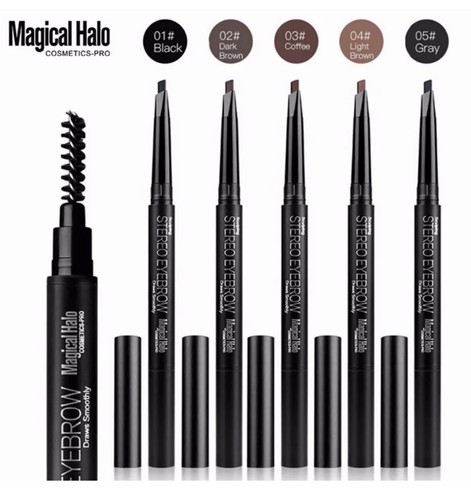 Stereo eyebrow pencil - &, brush